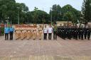 4. LĐLĐ thăm CAT.JPG.jpg - Lãnh đạo Tổng liên đoàn Lao động Việt Nam thăm, động viên tinh thần CBCS Công an Đắk Lắk tập luyện tham gia Hội thi điều lệnh CAND