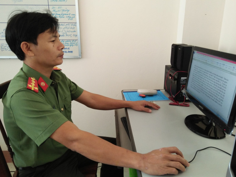 Đại úy Nguyễn Đức Toản -  một đảng viên trẻ nhiệt huyết