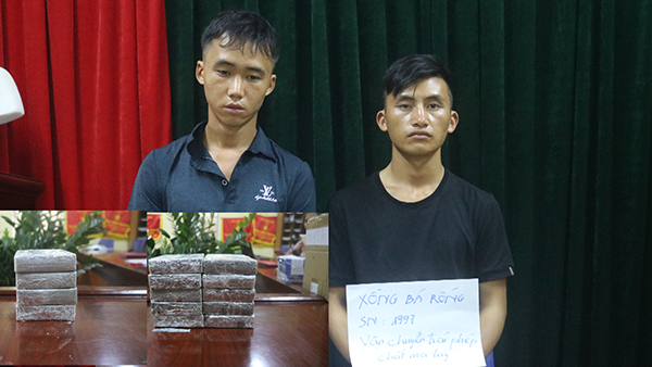 Bắt 3 đối tượng trong đường dây vận chuyển 14 bánh heroin