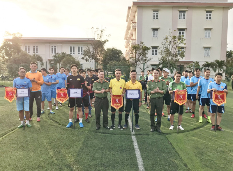 Giải bóng đá cán bộ Đoàn Công an tỉnh Phú Yên lần thứ IV, năm 2021 thành công, tốt đẹp