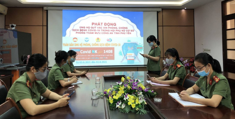 CÁC CẤP HỘI PHỤ NỮ TRONG CÔNG AN TỈNH TĂNG CƯỜNG HOẠT ĐỘNG HỖ TRỢ PHÒNG CHỐNG DỊCH COVID-19