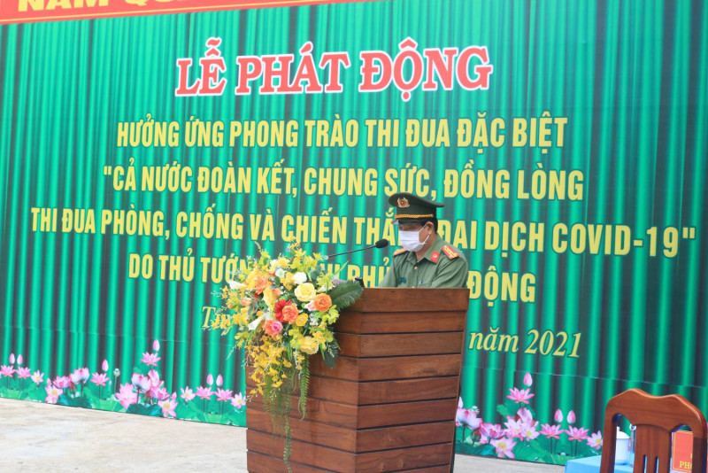 CÔNG AN CÁC ĐỊA PHƯƠNG TỔ CHỨC LỄ PHÁT ĐỘNG HƯỞNG ỨNG PHONG TRÀO THI ĐUA ĐẶC BIỆT