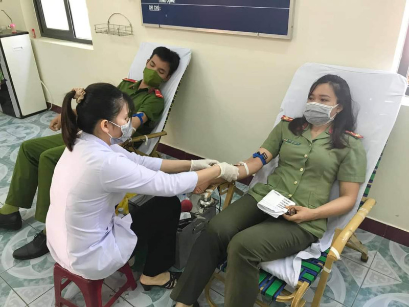 Hiến máu cứu người - việc làm cao đẹp của cán bộ chiến sĩ Công an tỉnh Phú Yên