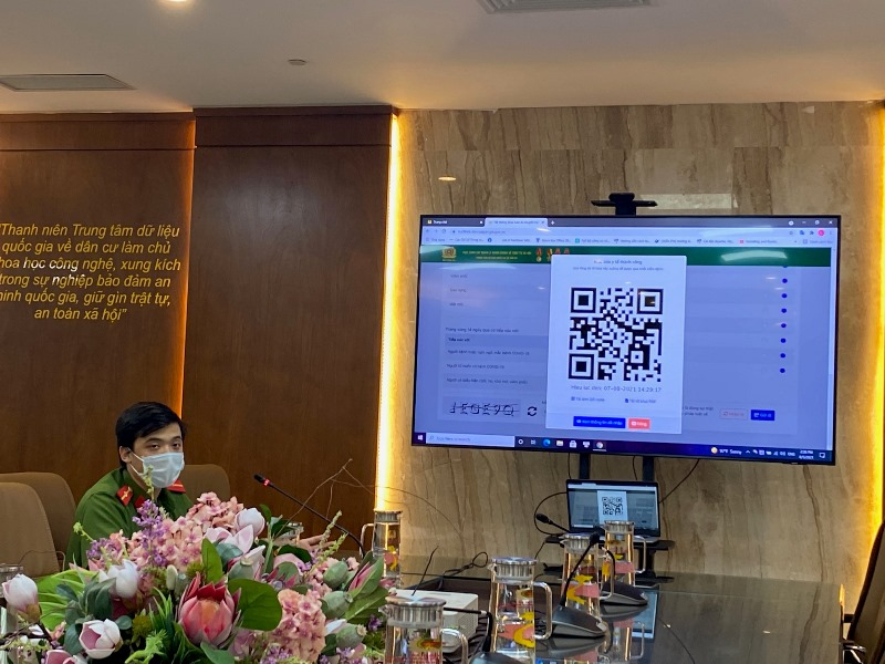 Bộ Công an triển khai ứng dụng khai báo y tế