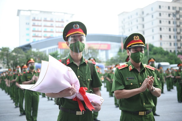Học viện Cảnh sát nhân dân tăng cường cán bộ, học viên tham gia công tác phòng, chống dịch Covid-19 tại các tỉnh phía Nam