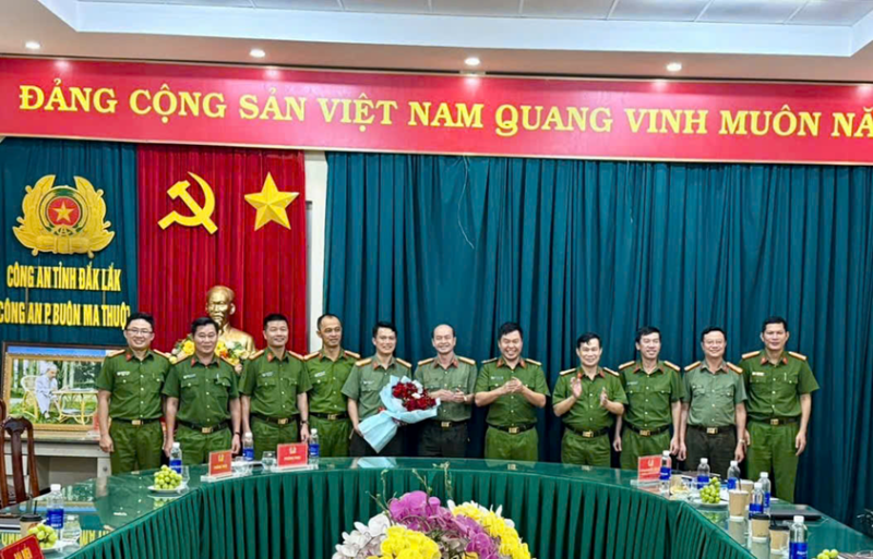 Tổng kết phong trào thi đua “Vì an ninh tổ quốc” năm 2025 của Cụm thi đua số 1 – Công an tỉnh Đắk Lắk