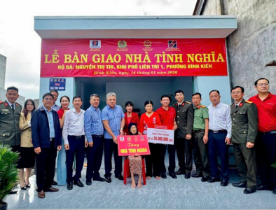 Lực lượng An ninh kinh tế chung tay xóa nhà tạm, nhà dột nát trên địa bàn tỉnh Đắk Lắk