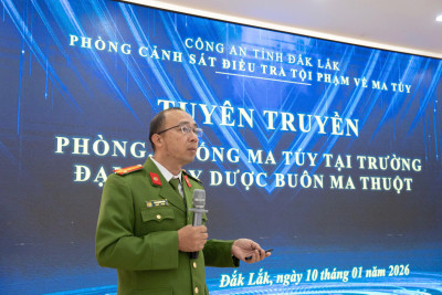 Đẩy mạnh tuyên truyền công tác phòng, chống ma túy trong các cơ sở giáo dục trên trên địa bàn tỉnh Đắk Lắk