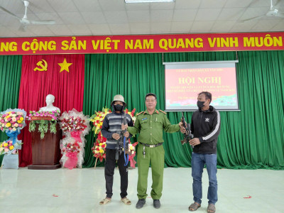 Công an xã Tây Sơn tích cực tuyền truyền pháp luật cho cán bộ và người dân trên địa bàn