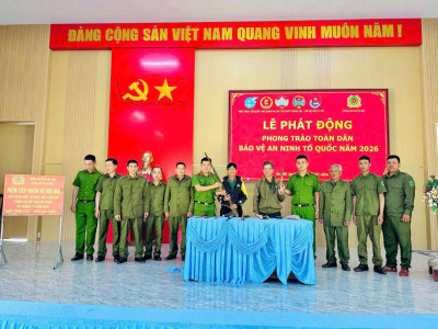 Công an xã Ea Păl lan toả mạnh mẽ phong trào toàn dân bảo vệ an ninh Tổ quốc