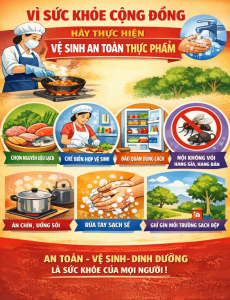 Tăng cường công tác bảo đảm an toàn vệ sinh thực phẩm dịp Tết Nguyên đán Bính Ngọ năm 2026