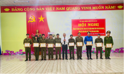 Xã Ea Wy tổ chức Hội nghị tổng kết công tác XDPT toàn dân bảo vệ ANTQ năm 2025