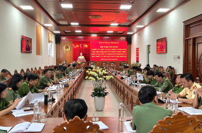 Công an tỉnh Đắk Lắk học tập, quán triệt, triển khai thực hiện Nghị quyết số 79, Nghị quyết số 80