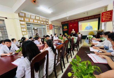 Bệnh viện số 2 – Công an tỉnh Đắk Lắk tham gia Hội nghị Học tập, quán triệt Nghị quyết của Bộ Chính trị