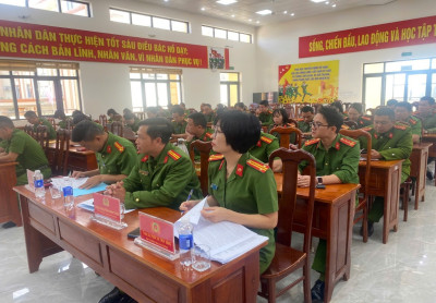 Hội nghị tập huấn Phương án số 06A của Bộ Công an về xử lý, giải quyết một số tình huống cấp bách, phức tạp khi xảy ra vụ án đặc biệt nghiêm trọng xâm phạm trật tự xã hội