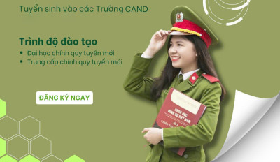 Thông báo tuyển sinh chính quy tuyển mới trong Công an nhân dân năm 2026