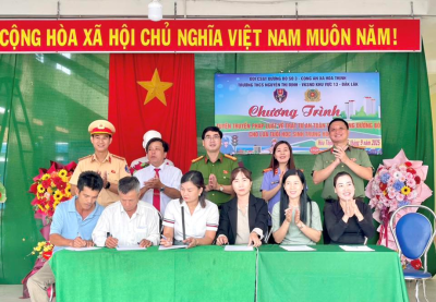 Ý nghĩa thiết thực từ mô hình “Tuyên truyền, phổ biến pháp luật trên địa bàn xã Hòa Thịnh”