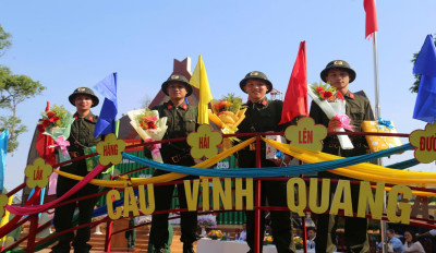 Tuổi trẻ Pơng Drang hăng hái lên đường thực hiện nghĩa vụ CAND năm 2026