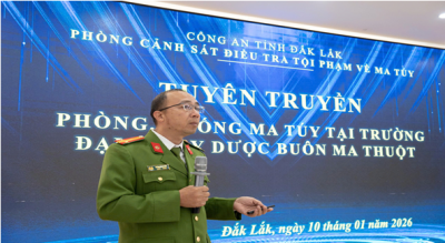 Đẩy mạnh tuyên truyền phòng, chống ma túy trong các cơ sở giáo dục trên trên địa bàn tỉnh Đắk Lắk