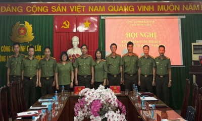Cụm thi đua số I Công an tỉnh tổ chức Hội nghị kí kết giao ước thi đua “Vì an ninh Tổ quốc” năm 2026