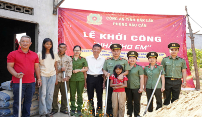 Ấm áp Lễ khởi công công trình "Nhà cho em" tại Buôn Năm, xã Đắk Phơi: Viết tiếp ước mơ cho những mảnh đời khó khăn