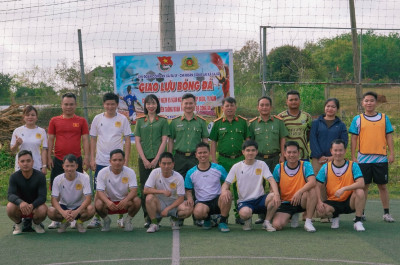 Chi đoàn Công an xã Ea Bá - sôi nổi hoạt động thể thao chào mừng 95 năm ngày thành lập đoàn TNCS Hồ Chí Minh