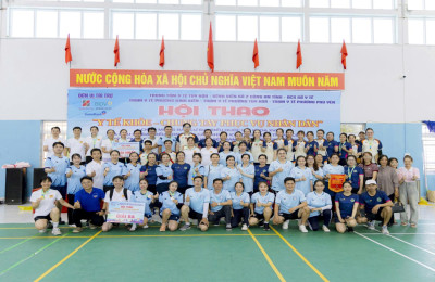 Sôi nổi hoạt động Hội thao “ Y tế khỏe – chung tay phục vụ nhân dân” của Bệnh viện số 2, Công an tỉnh Đắk Lắk