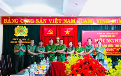 Hội nghị ký kết giao ước thi đua “Vì an ninh Tổ quốc” năm 2026 của Cụm thi đua số 2