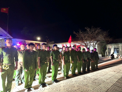 Công an xã Cư Pơng quyết tâm giữ vững an ninh trật tự, hướng tới ngày hội bầu cử đại biểu Quốc hội khóa XVI