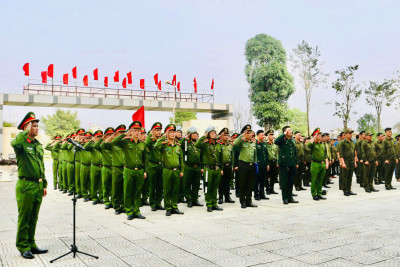 Công an xã Tuy An Tây bảo đảm ANTT bầu cử đại biểu quốc hội khóa XVI và đại biểu HĐND các cấp nhiệm kỳ 2026 - 2031