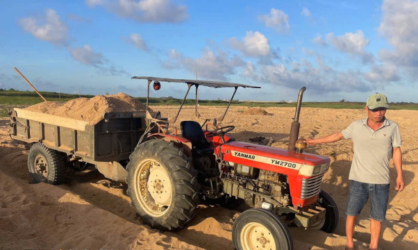 Công an phường Phú Yên liên tiếp xử lý các vụ khai thác cát trái phép tại sông Ba