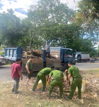 Công an xã Sơn Hòa hưởng ứng Ngày nước Thế giới và Giờ Trái đất 2026: “Hành động nhỏ – Giá trị lớn”