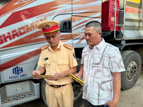 Công an tỉnh Đắk Lắk tổng rà soát phương tiện tải trọng lớn