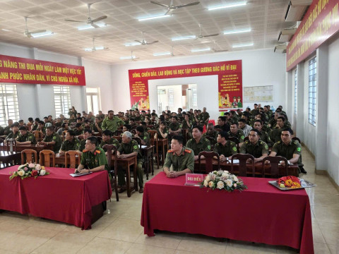 Khai giảng Lớp huấn luyện, bồi dưỡng nghiệp vụ cho lực lượng tham gia bảo vệ an ninh, trật tự ở cơ sở năm 2026