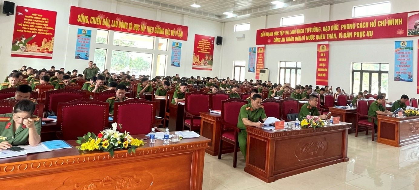 Công an thành phố Buôn Ma Thuột tổ chức Hội nghị chuyên đề bàn về các giải pháp nâng cao chất lượng công tác Công an năm 2024