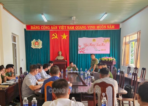 Công bố Quyết định thanh tra của Chánh thanh tra Công an tỉnh Đắk Lắk