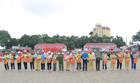 Hội thi tổ liên gia an toàn PCCC tỉnh Đắk Lắk thành công