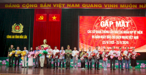 Công an Đắk Lắk gặp mặt nhân Ngày Báo chí cách mạng Việt Nam