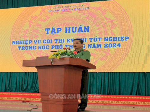 Bảo đảm an ninh, an toàn cho Kỳ thì tốt nghiệp THPT năm 2024