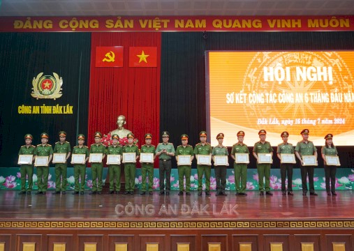 Công an tỉnh Đắk Lắk tổ chức Hội nghị sơ kết công tác công an 06 tháng đầu năm và triển khai nhiệm vụ công tác trọng tâm 06 tháng cuối năm 2024