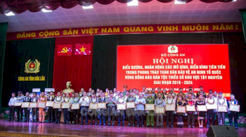 Hội nghị biểu dương, nhân rộng mô hình, điển hình tiên tiến trong phong trào toàn dân bảo vệ an ninh Tổ quốc vùng đồng bào DTTS khu vực Tây Nguyên, giai đoạn 2018 - 2024