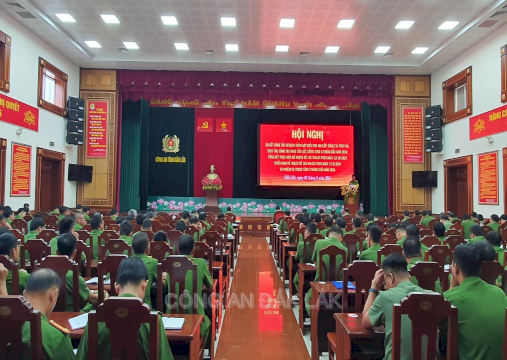 Công an tỉnh Đắk Lắk sơ kết công tác 6 tháng đầu năm 2024 của lực lượng cảnh sát điều tra