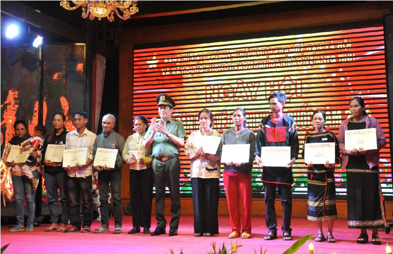 Lãnh đạo Bộ Công an dự Ngày hội toàn dân bảo vệ an ninh Tổ quốc tại Khu du lịch sinh thái cộng đồng Ko Tam