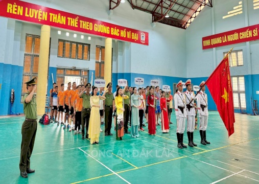 Cụm thi đua số IV – Công an tỉnh Đắk Lắk tổ chức thành công Giải bóng chuyền Nam năm 2024