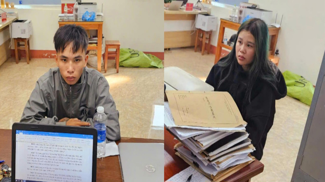 Công an huyện Ea H’leo điều tra, bắt giữ 02 đối tượng cướp tiệm vàng tại thị trấn Ea D'răng