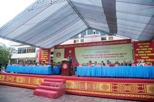 Đắk Lắk ra quân bảo đảm ANTT Tết Nguyên đán 2025