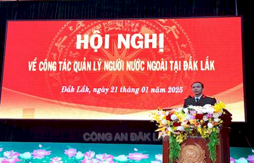Công an tỉnh tổ chức Hội nghị về công tác quản lý người nước ngoài tại tỉnh Đắk Lắk