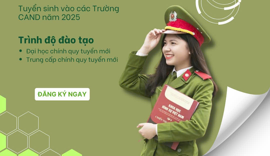 Tuyển sinh đào tạo trình độ đại học CAND đối với công dân có bằng tốt nghiệp trình độ đại học trở lên các trường ngoài ngành CAND năm 2025