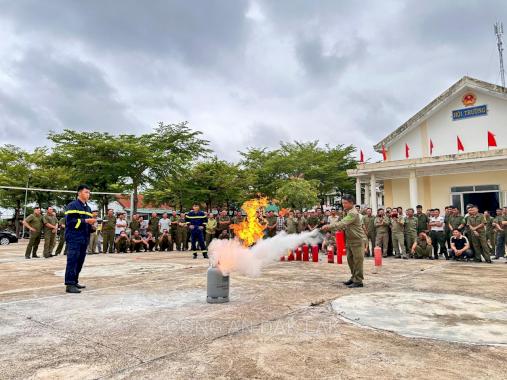 Tập huấn, bồi dưỡng nghiệp vụ PCCC và CNCH cho lực lượng tham gia bảo vệ an ninh, trật tự ở cơ sở trên địa bàn tỉnh năm 2025