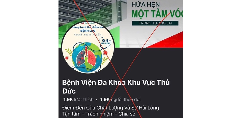 Cảnh giác với thủ đoạn giả mạo Fanpage bệnh viện kêu gọi từ thiện